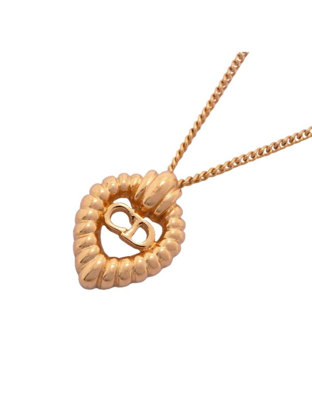 Dior Necklace CD Logo Gold Plated